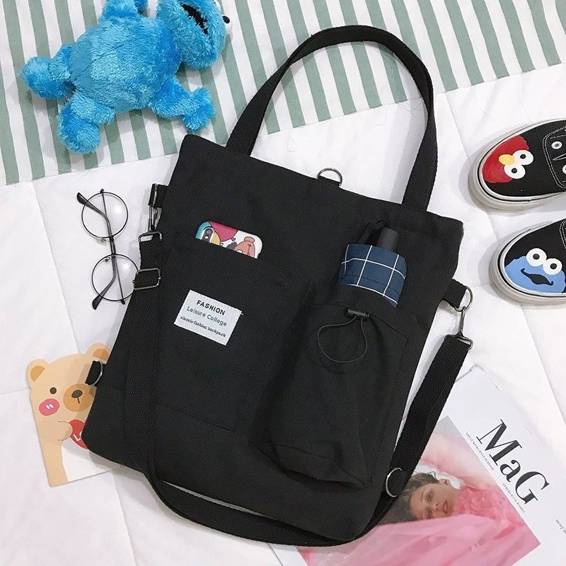 UrbanHarajuku™ Multi-Pocket Canvas Bag