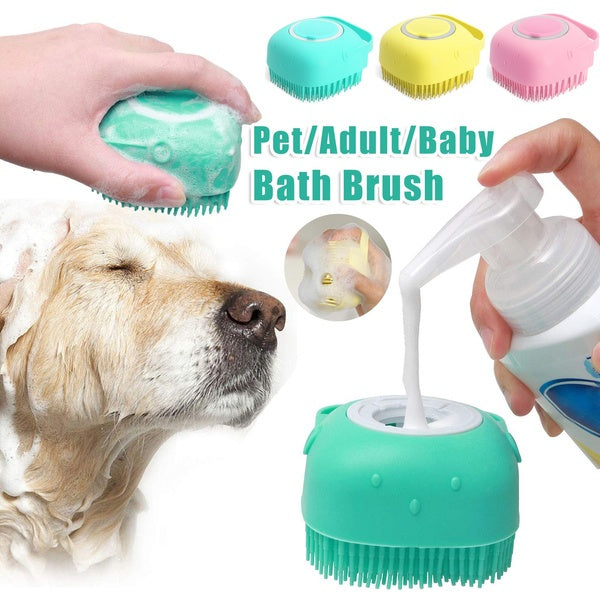 PawEase™ 2-in-1 Silicone Pet Bath & Massage Brush