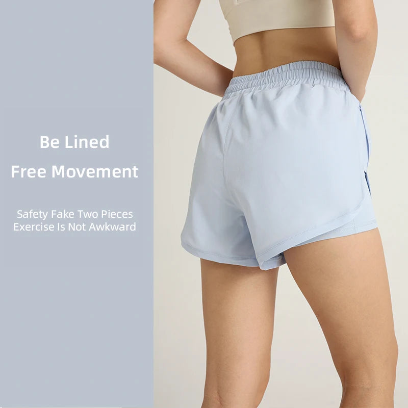 FlexFlow™ High-Waist Yoga & Running Shorts