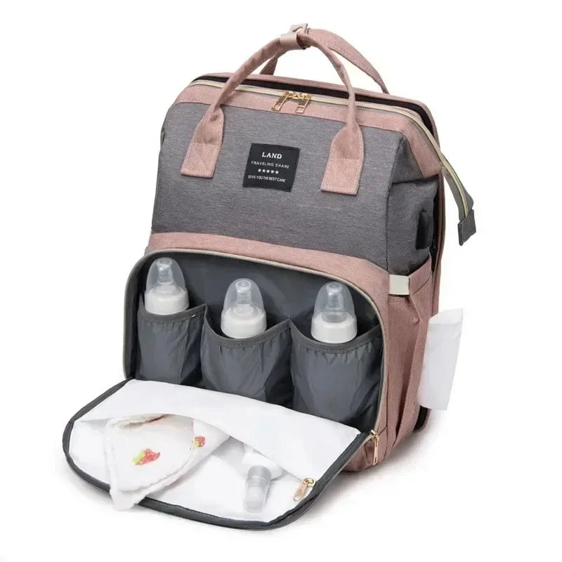 MamaNest™ 3-in-1 Travel Crib & Diaper Backpack