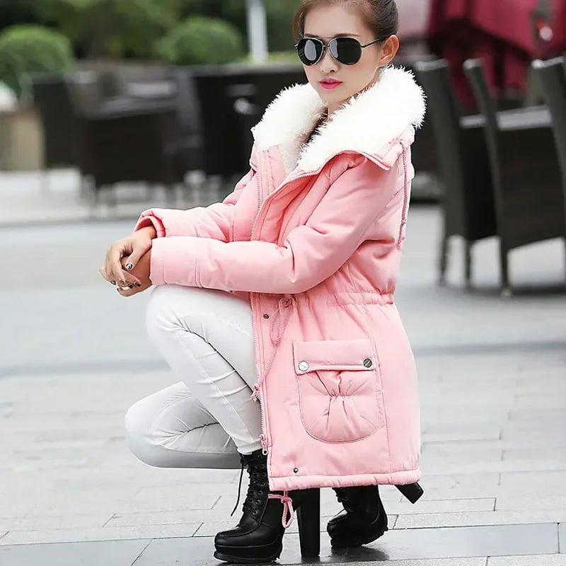 FrostLuxe™ Women’s Hooded Winter Coat