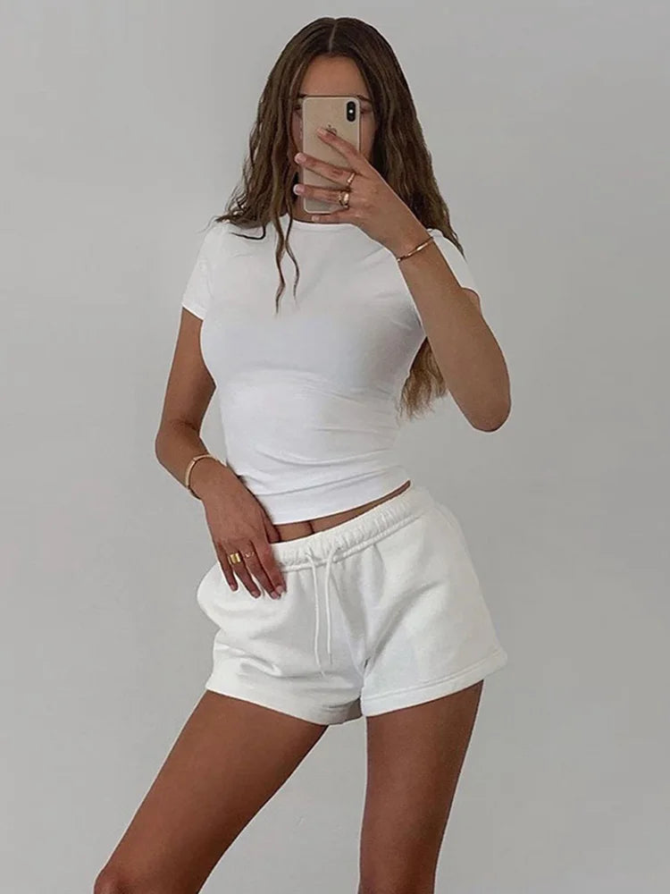 BreezyBabe™ – Soft Summer Crop Tee