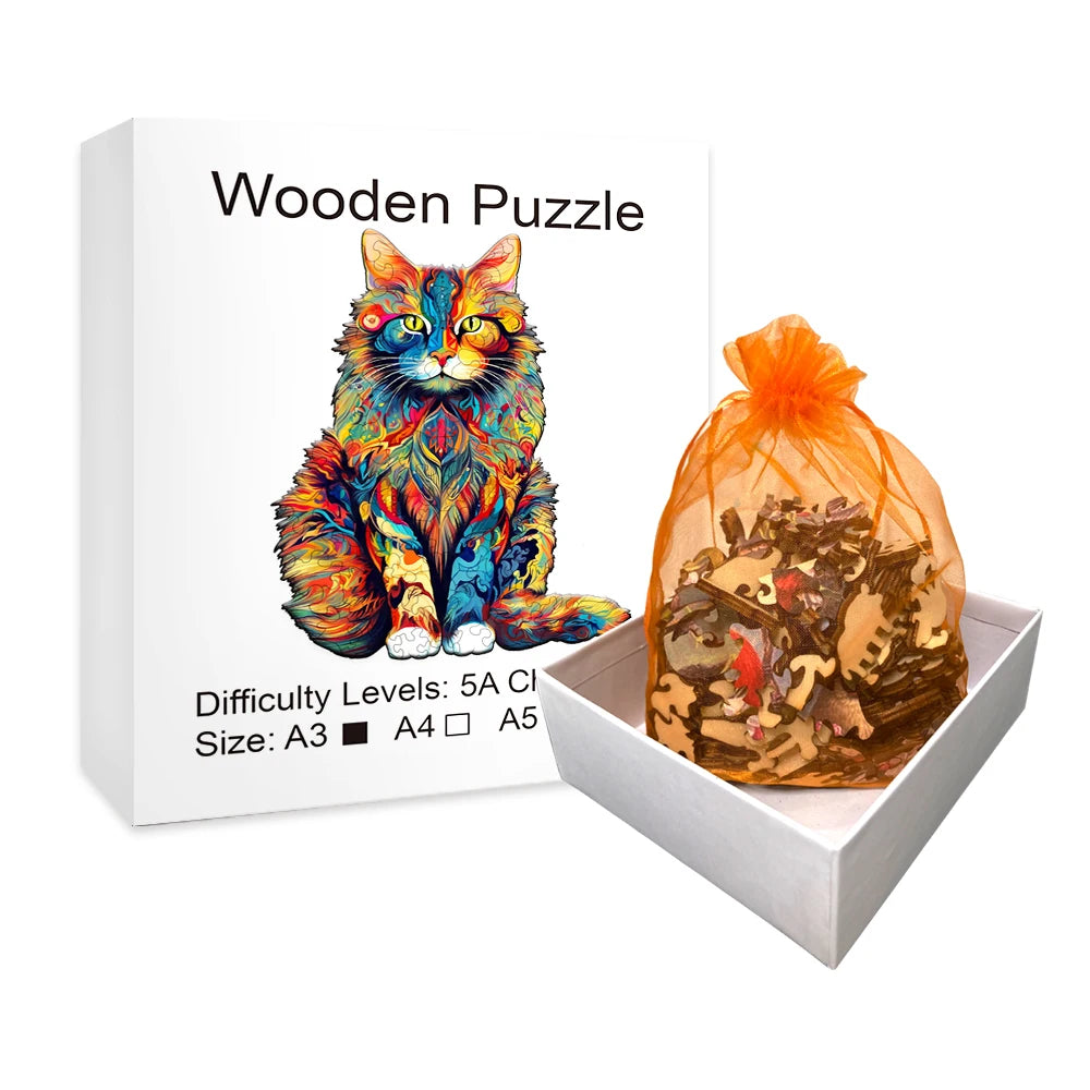 VividWhimsy™ Wooden Puzzle