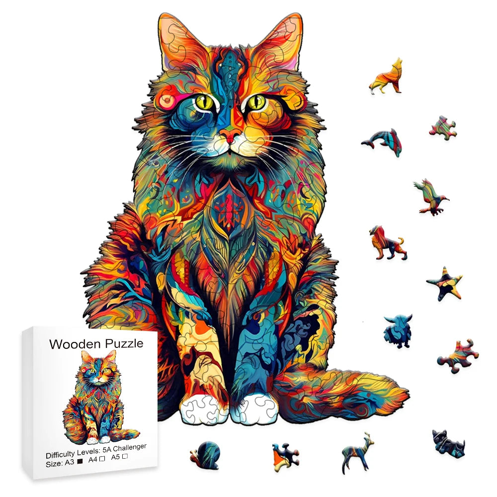 VividWhimsy™ Wooden Puzzle