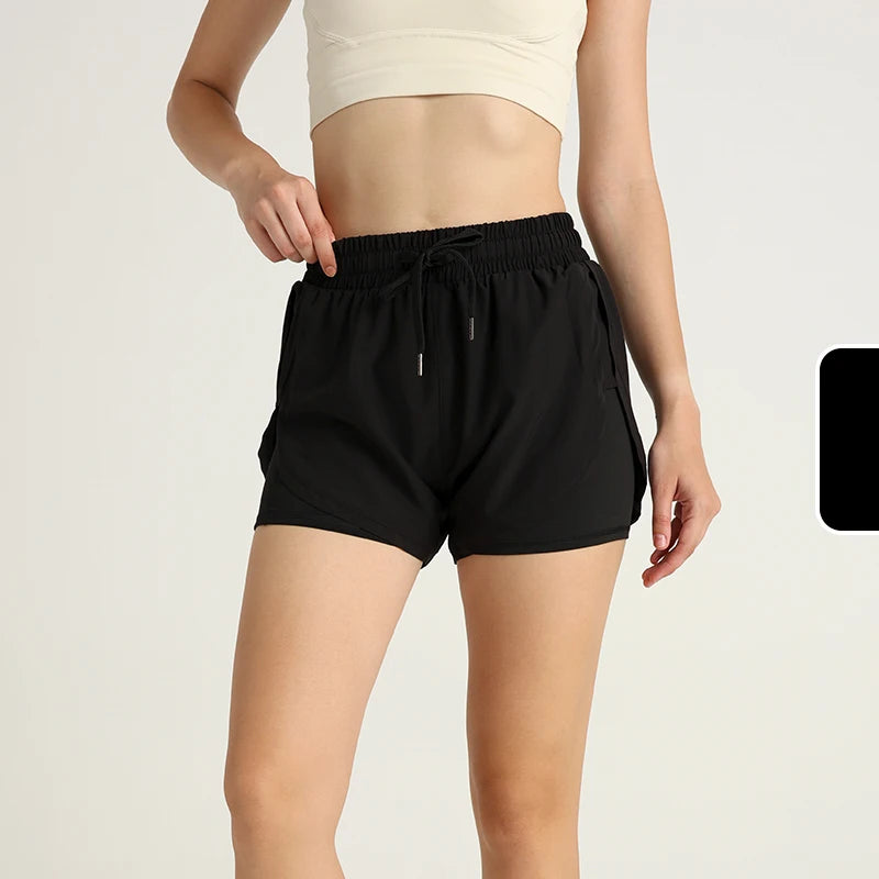 FlexFlow™ High-Waist Yoga & Running Shorts