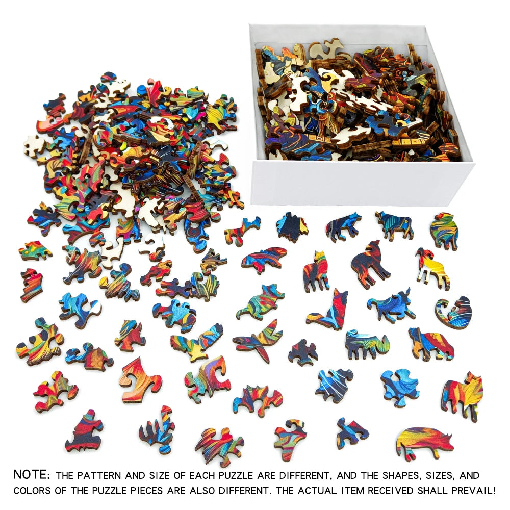VividWhimsy™ Wooden Puzzle