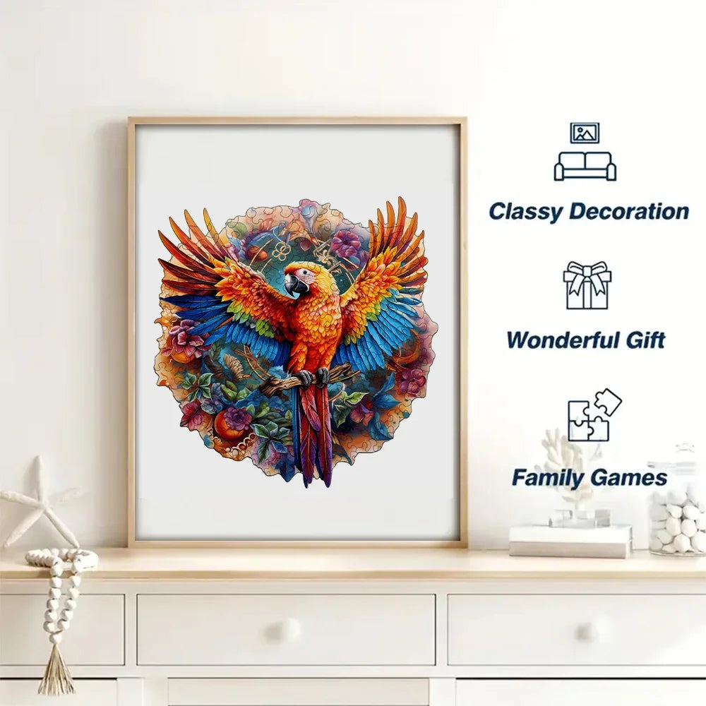 FlutterGlow™ Hummingbird Wooden Puzzle