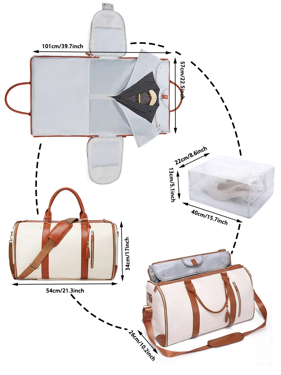 VoyageEase™ Foldable Travel Duffel – Elite Edition