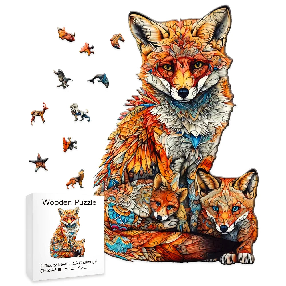 VividWhimsy™ Wooden Puzzle