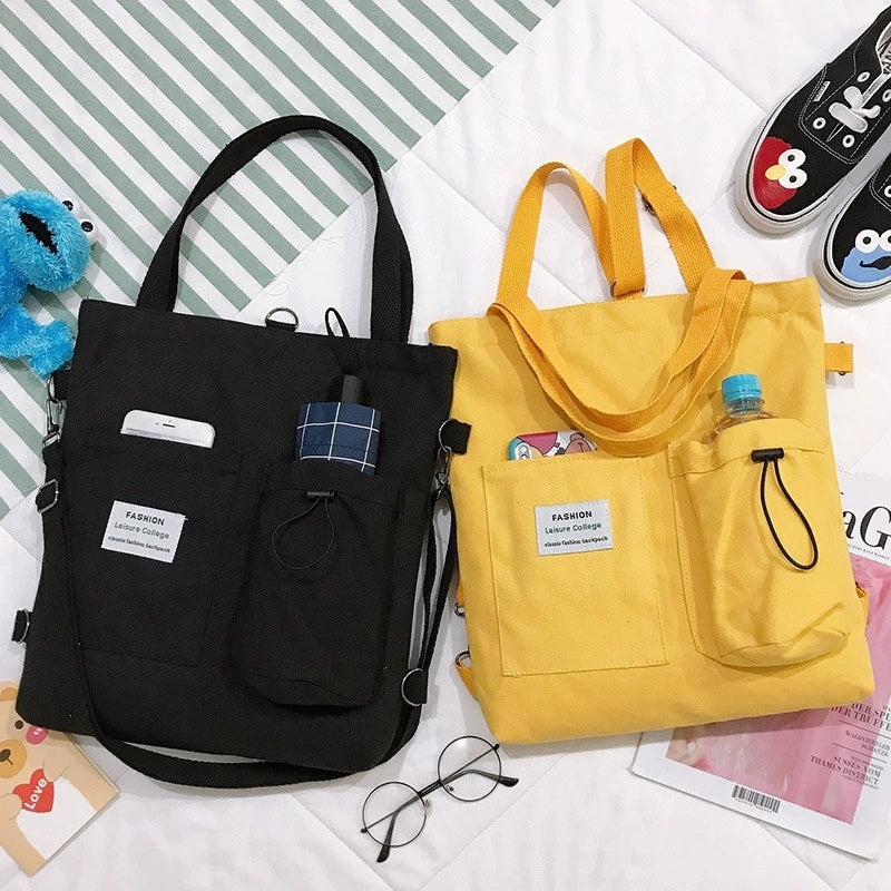 UrbanHarajuku™ Multi-Pocket Canvas Bag