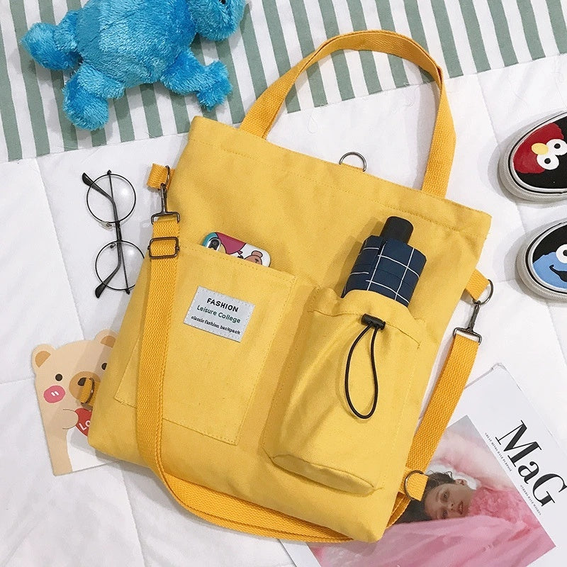 UrbanHarajuku™ Multi-Pocket Canvas Bag