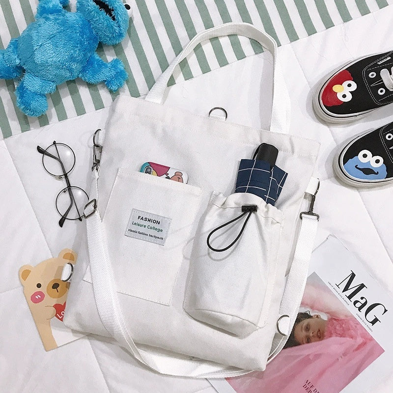UrbanHarajuku™ Multi-Pocket Canvas Bag