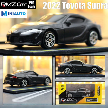 1:64 RMZ City Matte Black Diecast Super Sport Car