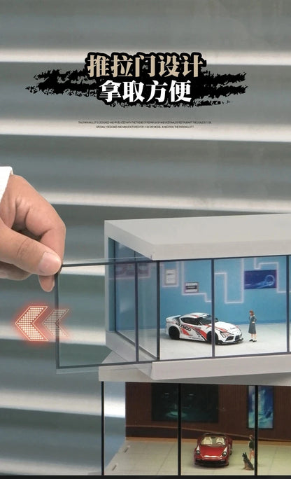 1:64 Scale Car Showroom & Garage Diorama