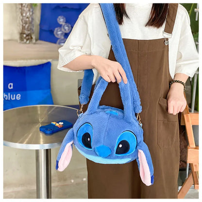 Disney Kawaii Plush Bag Doll Lilo And Stitch "stitch" Stuffed Plush Toy Shoulder Bag Handbag Wallet Bag Birthday Christmas Gift