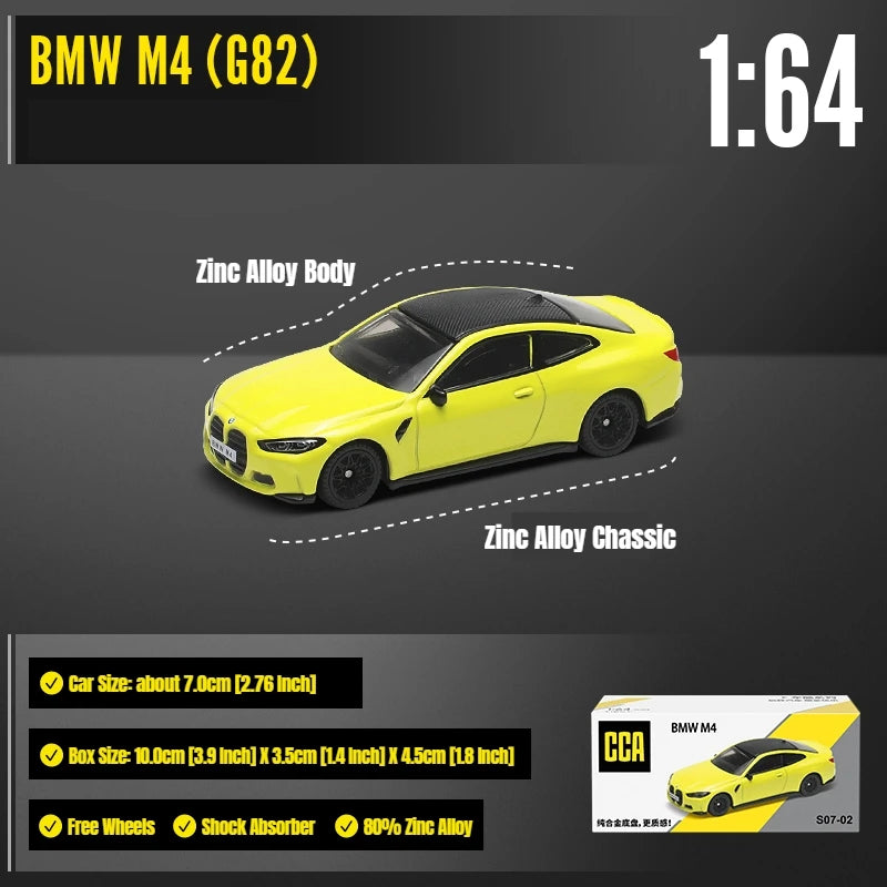 1/64 BMW M4 G82 Sedan Miniature Model