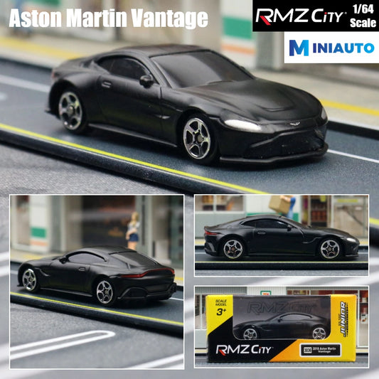 1:64 RMZ City Matte Black Diecast Super Sport Car