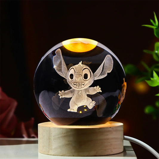 LumiGlobe™ 3D Crystal Planet Night Light