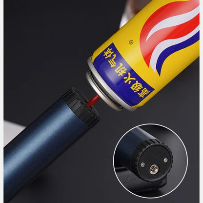 2023 Planet Lightsaber Butane Gas Lighter 360° Use Metal Outdoor Windproof Turbine Torch Jet Lighter Gun BBQ Welding Cigar Tool