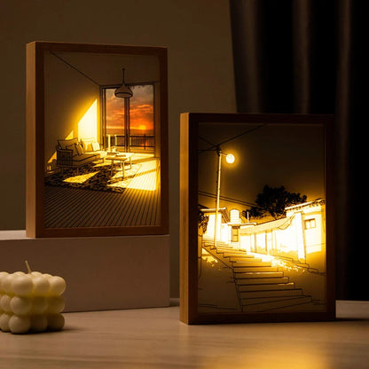 GlowFrame DIY LED Art Lamp