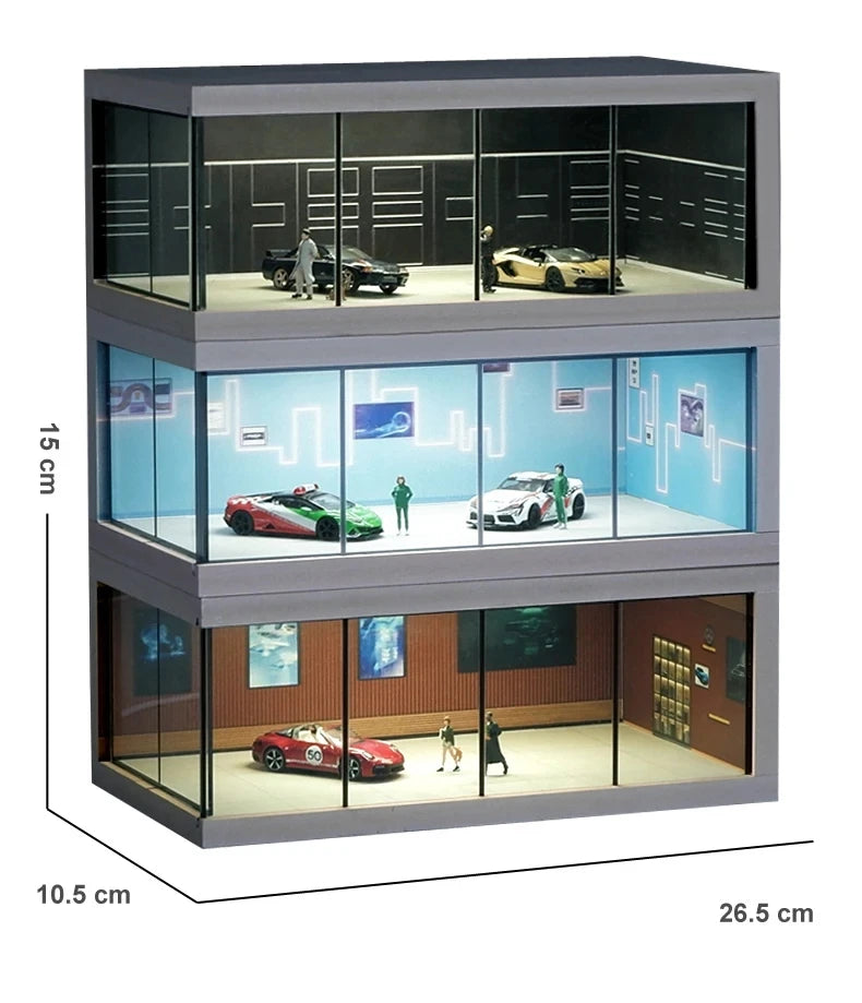 1:64 Scale Car Showroom & Garage Diorama