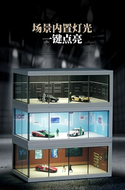 1:64 Scale Car Showroom & Garage Diorama