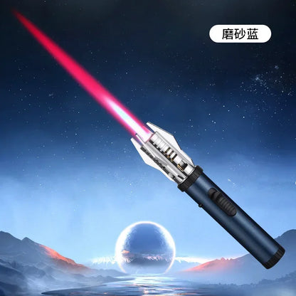 2023 Planet Lightsaber Butane Gas Lighter 360° Use Metal Outdoor Windproof Turbine Torch Jet Lighter Gun BBQ Welding Cigar Tool