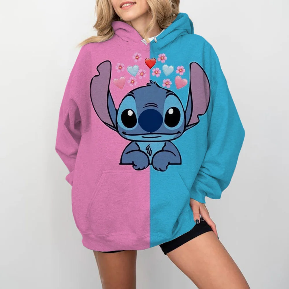 Stitch Cozy Oversized Sweatshirt