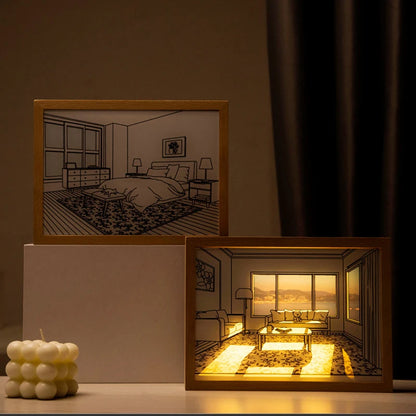 GlowFrame DIY LED Art Lamp