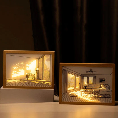 GlowFrame DIY LED Art Lamp