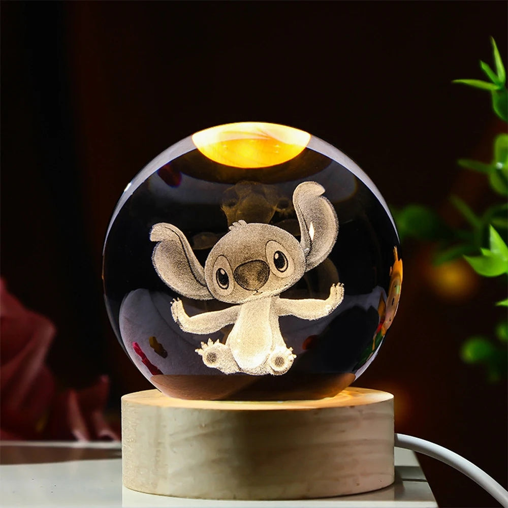 LumiGlobe™ 3D Crystal Planet Night Light