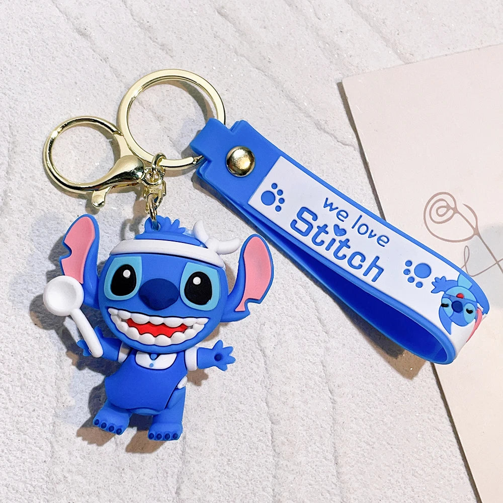 Stitch Buddy Silicone Keychain