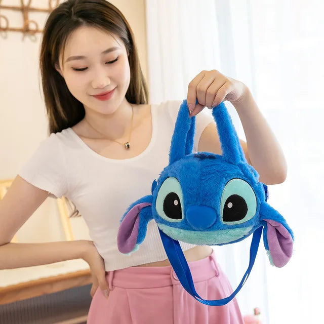 Disney Kawaii Plush Bag Doll Lilo And Stitch "stitch" Stuffed Plush Toy Shoulder Bag Handbag Wallet Bag Birthday Christmas Gift