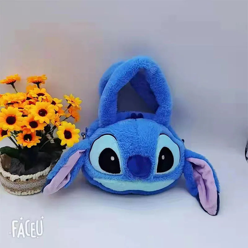 Disney Kawaii Plush Bag Doll Lilo And Stitch "stitch" Stuffed Plush Toy Shoulder Bag Handbag Wallet Bag Birthday Christmas Gift