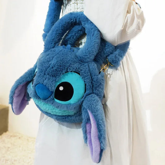 Disney Kawaii Plush Bag Doll Lilo And Stitch "stitch" Stuffed Plush Toy Shoulder Bag Handbag Wallet Bag Birthday Christmas Gift