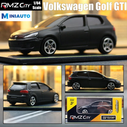 1:64 RMZ City Matte Black Diecast Super Sport Car