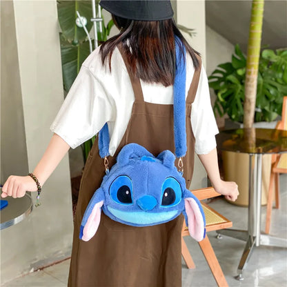 Disney Kawaii Plush Bag Doll Lilo And Stitch "stitch" Stuffed Plush Toy Shoulder Bag Handbag Wallet Bag Birthday Christmas Gift