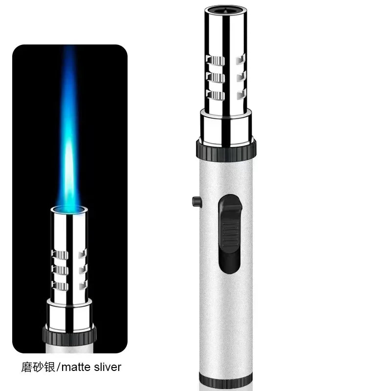 2023 Planet Lightsaber Butane Gas Lighter 360° Use Metal Outdoor Windproof Turbine Torch Jet Lighter Gun BBQ Welding Cigar Tool